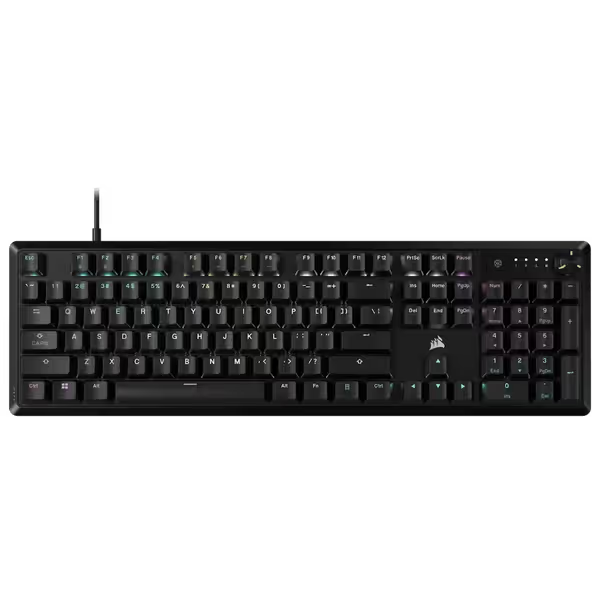 Corsair K70 CORE RGB mechanical gaming keyboard black wired gaming keyboard with customizable RGB lighting