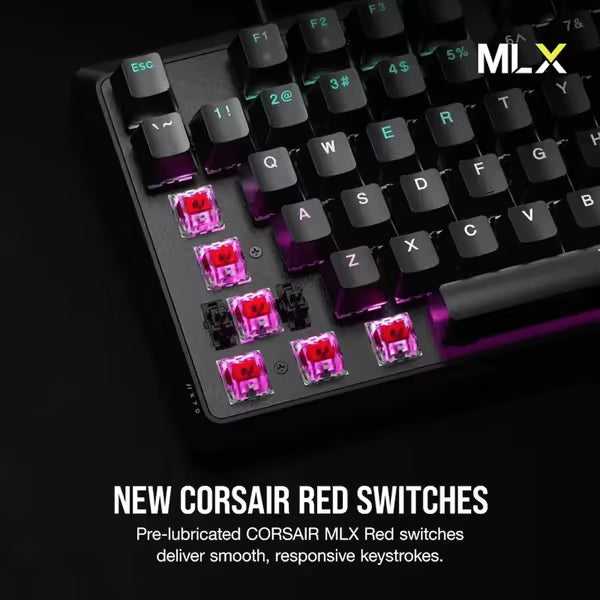 Corsair K70 CORE RGB mechanical gaming keyboard black wired gaming keyboard with customizable RGB lighting