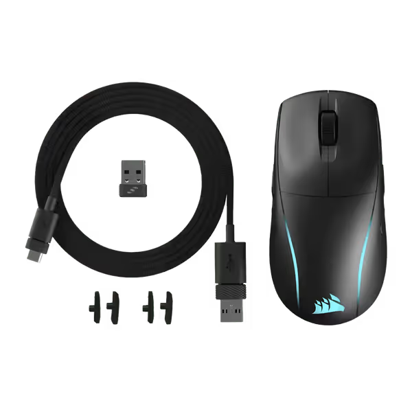 Corsair M75 Wireless lightweight RGB gaming mouse black wireless gaming mouse with programmable buttons