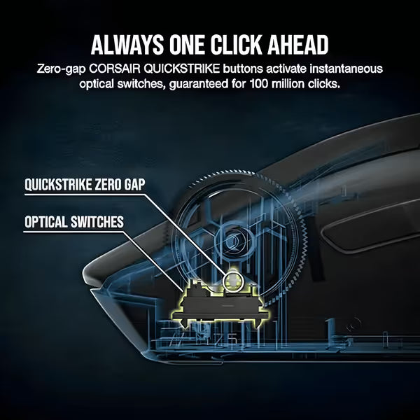 Corsair M75 Wireless lightweight RGB gaming mouse black wireless gaming mouse with programmable buttons