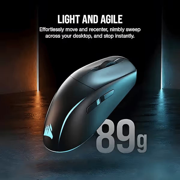 Corsair M75 Wireless lightweight RGB gaming mouse black wireless gaming mouse with programmable buttons