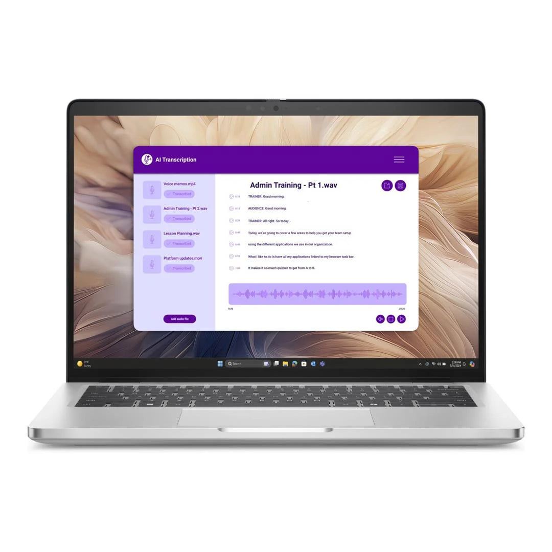 Dell Pro 14 Plus 14 inch AI laptop Intel Core Ultra 5 235U vPro 32GB RAM 512GB SSD Windows 11 Pro business notebook