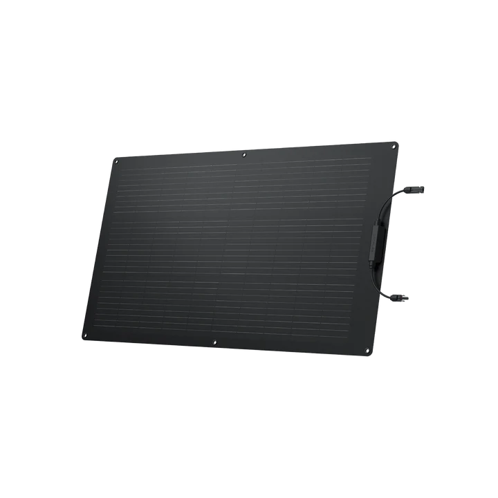 EcoFlow 100W Flexible Solar Panel lightweight portable solar panel for EcoFlow power stations RVs caravans boats camping and off-grid charging