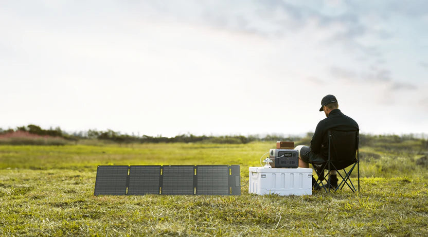 EcoFlow 60W portable solar panel foldable lightweight charger for camping outdoor and backup power solutions