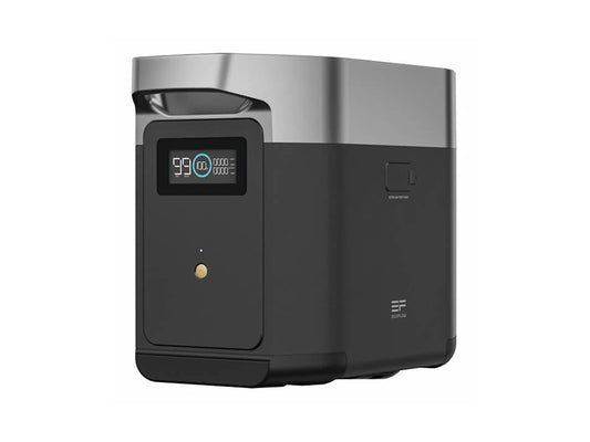 EcoFlow DELTA 2 extended battery 1024Wh LFP portable power expansion for home backup, camping, and off-grid use