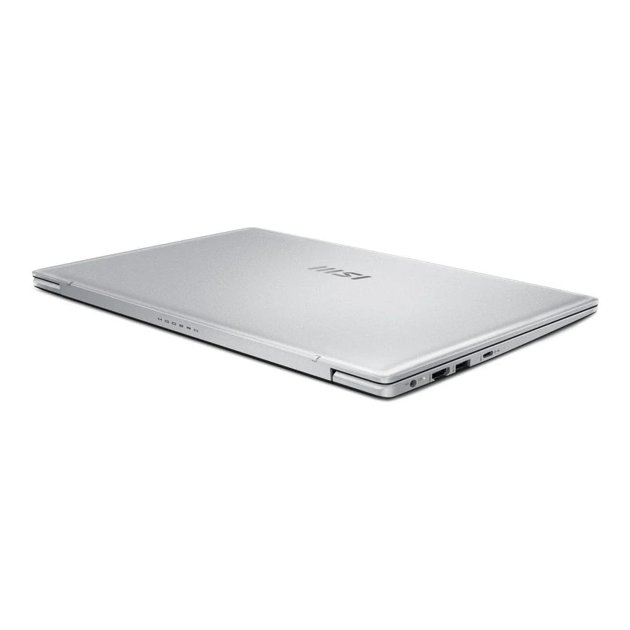 MSI Modern 14 Urban Silver laptop Intel Core 7 150U 16GB DDR5 RAM 512GB SSD 14 inch FHD Windows 11 Home