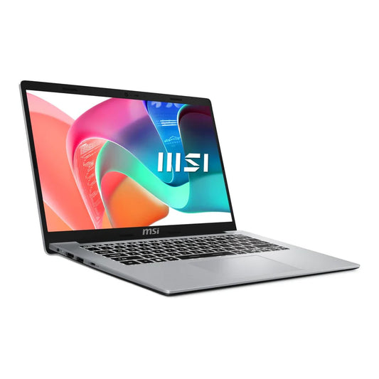 MSI Modern 14 Urban Silver laptop Intel Core 7 150U 16GB DDR5 RAM 512GB SSD 14 inch FHD Windows 11 Home