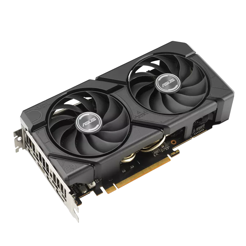 ASUS Dual Radeon RX 7600 EVO OC Edition 8GB GDDR6 graphics card AMD Radeon gaming GPU with dual fan cooling