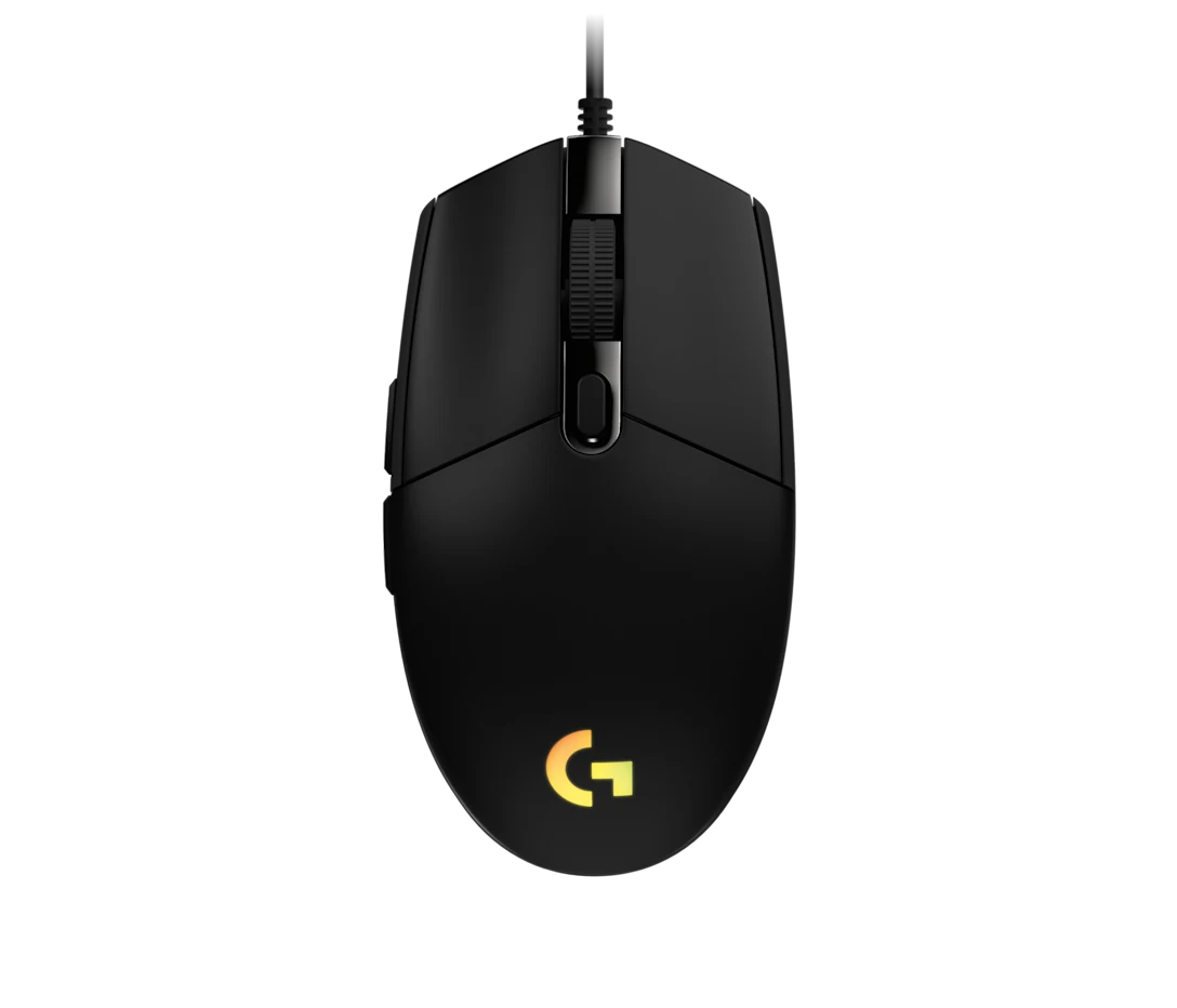 Logitech G102 wired gaming mouse with RGB lighting, high-precision 8000 DPI sensor, and classic lightweight design for fast and accurate gameplay performance.