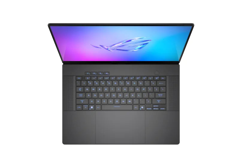 ASUS ROG Zephyrus G16 AI laptop with Ultra 9 285H, 32GB RAM, 2TB SSD, RTX 5070, and 240Hz QHD+ display. Built for elite gaming and creators.