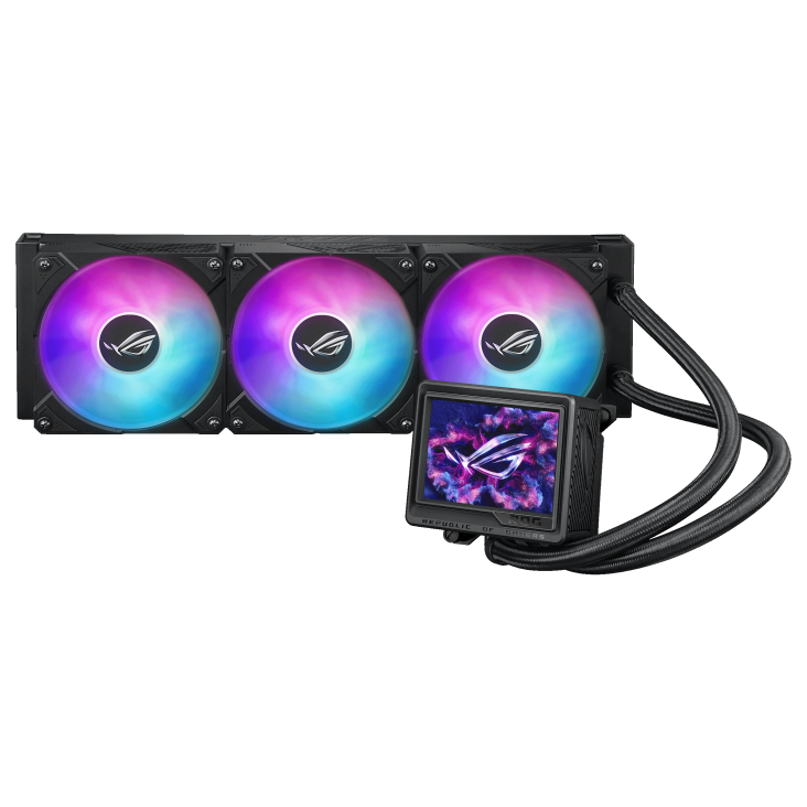 ROG Ryujin III 360 ARGB Extreme radiator with three 120mm fans