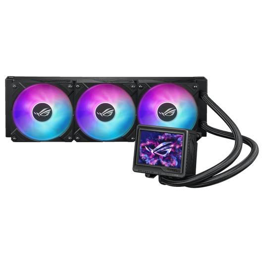 ROG Ryujin III 360 ARGB Extreme radiator with three 120mm fans