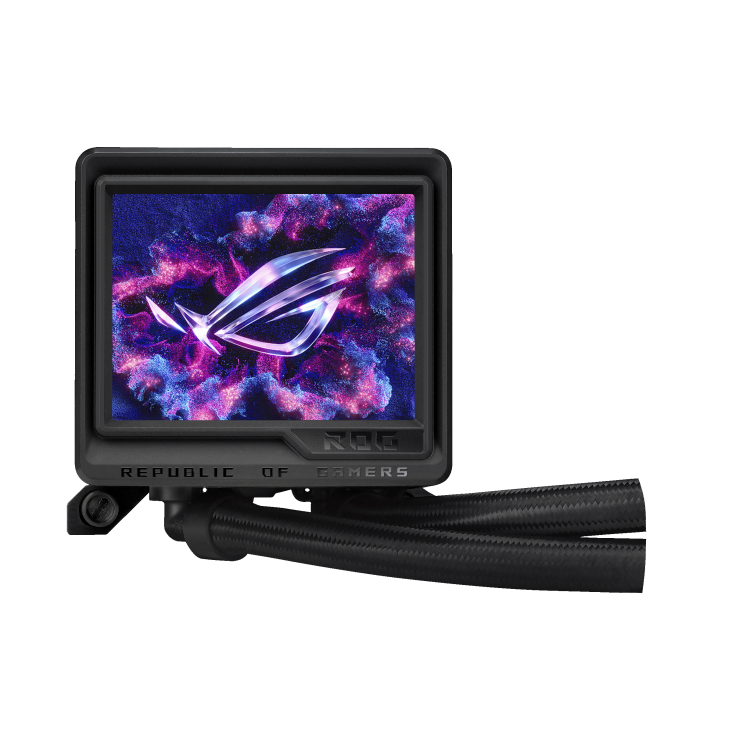 ROG Ryujin III 360 ARGB Extreme liquid cooler installed in a gaming PC