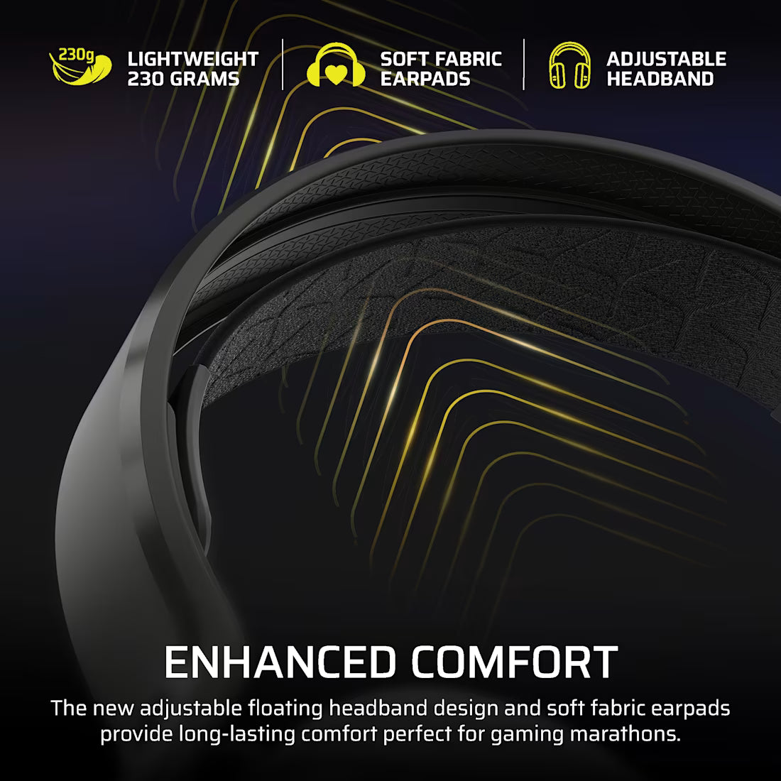 HS35 v3 Carbon Gaming Headset Universal 3.5mm connectivity PC MAC - view 6
