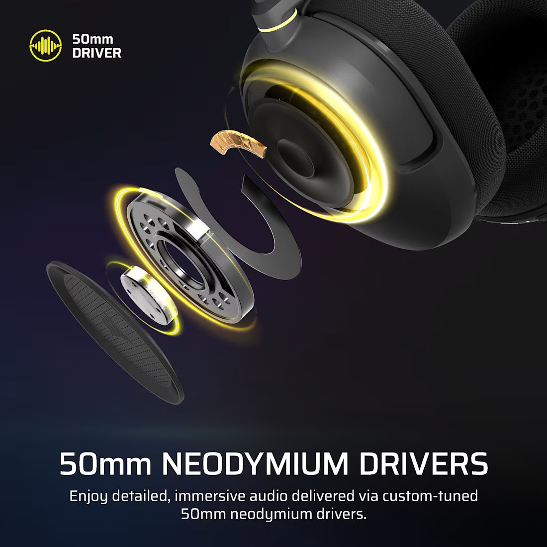 HS35 v3 Carbon Gaming Headset Universal 3.5mm connectivity PC MAC - view 5