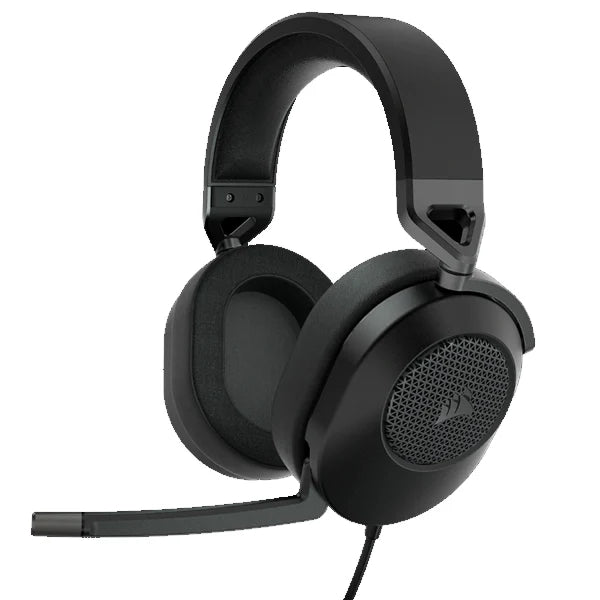 Corsair HS65 premium carbon gaming headset with Dolby audio and microphone