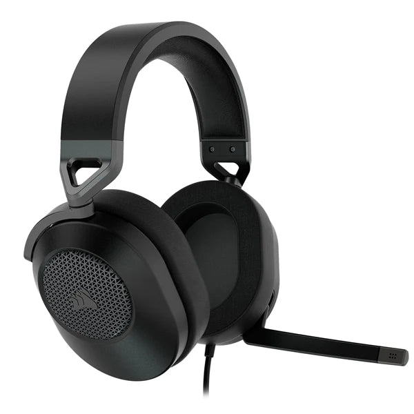 Corsair HS65 premium carbon gaming headset with Dolby audio and microphone