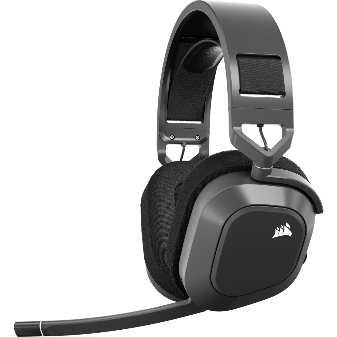 Corsair HS80 RGB wireless gaming headset black Dolby Atmos gaming headphones with microphone RGB lighting