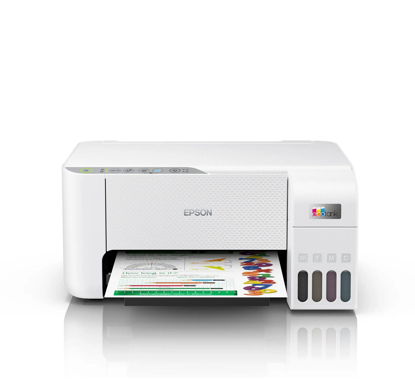 Epson EcoTank L3256 A4 colour 3-in-1 printer with Wi-Fi Direct refillable ink tank system for home office printing scanning and copying