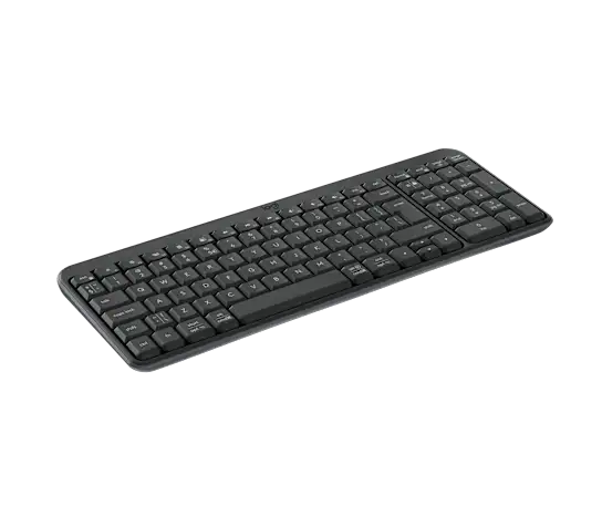 Logitech K250 Wireless Bluetooth Keyboard in graphite with full-size layout and number pad