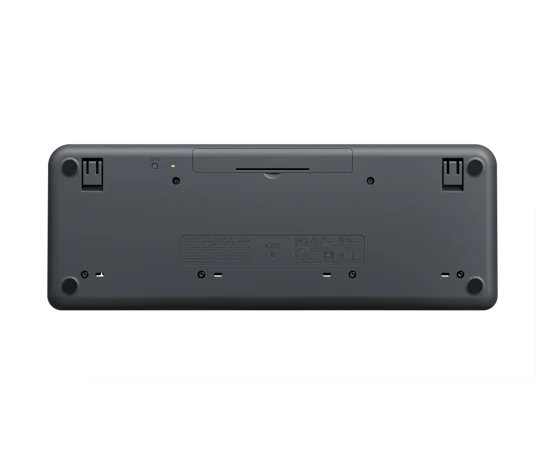 Logitech K250 Wireless Bluetooth Keyboard in graphite with full-size layout and number pad