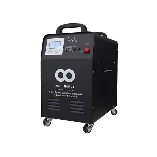Kool Energy 1kW plug and play inverter system with built in battery portable load shedding power solution