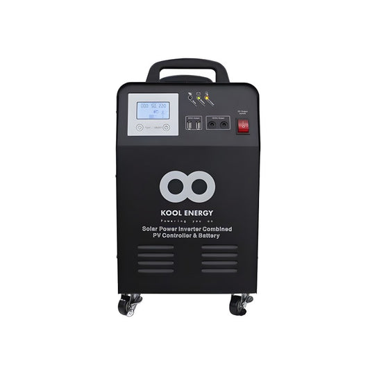 Kool Energy 1kW plug and play inverter system with built in battery portable load shedding power solution