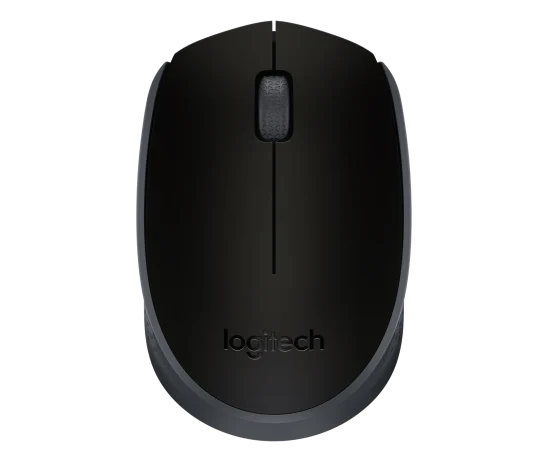 Logitech M171 Wireless Mouse Black with compact ergonomic design