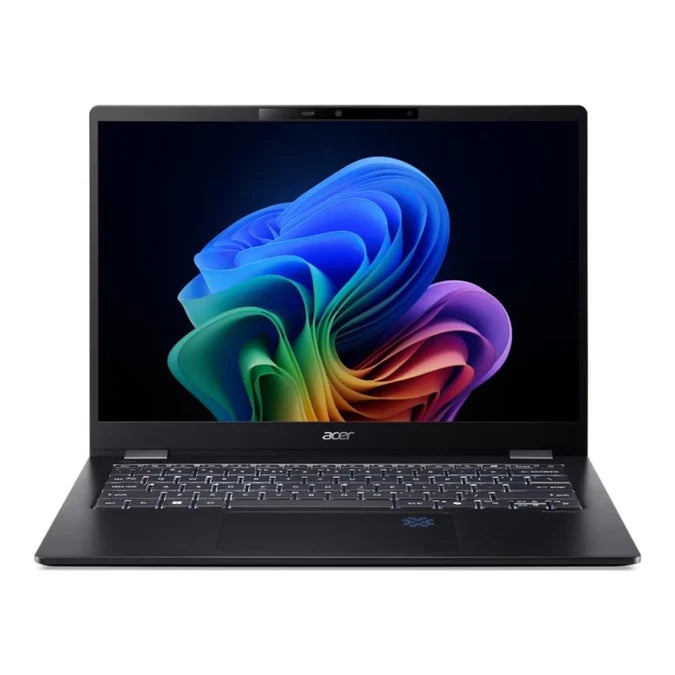 Acer TravelMate P6 14 AI grey touchscreen laptop Intel Core Ultra 7 268V 32GB RAM 1TB SSD 14 inch WUXGA Touch Windows 11 Professional