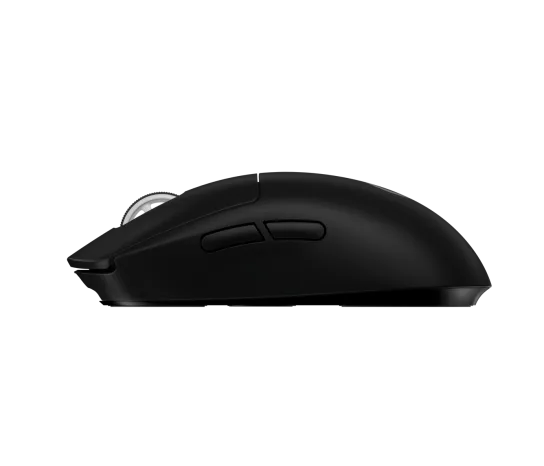 Logitech G PRO X SUPERLIGHT 2 Gaming Mouse in black with ultra-lightweight design and HERO 25K sensor