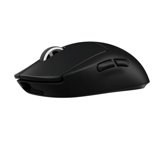 Logitech G PRO X SUPERLIGHT 2 Gaming Mouse in black with ultra-lightweight design and HERO 25K sensor