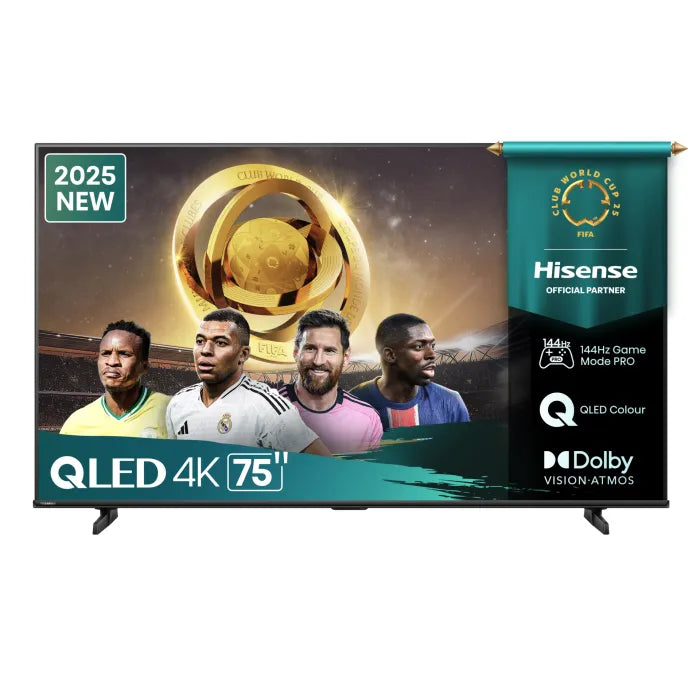 Hisense 75 inch Q7Q 4K UHD QLED gaming smart TV 144Hz Dolby Vision HDR television