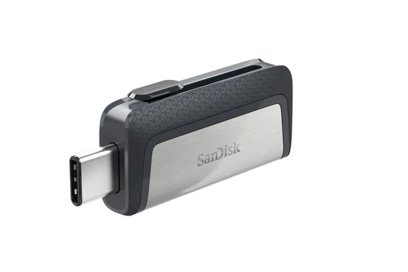 SanDisk Ultra Dual Drive 256GB USB-C flash drive with USB-C and USB-A connectors for phones laptops tablets file transfers and backups