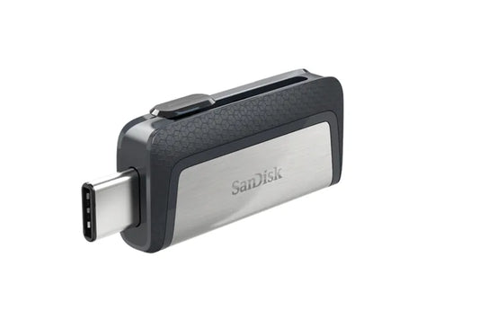 SanDisk Ultra Dual Drive 256GB USB-C flash drive with USB-C and USB-A connectors for phones laptops tablets file transfers and backups