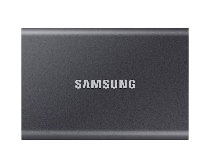 Samsung T7 MU-PC2T0T 2TB portable SSD with USB 3.2 Gen 2 up to 1050MB/s transfer speed and AES 256-bit hardware encryption