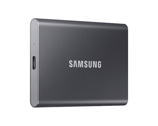 Samsung T7 MU-PC2T0T 2TB portable SSD with USB 3.2 Gen 2 up to 1050MB/s transfer speed and AES 256-bit hardware encryption