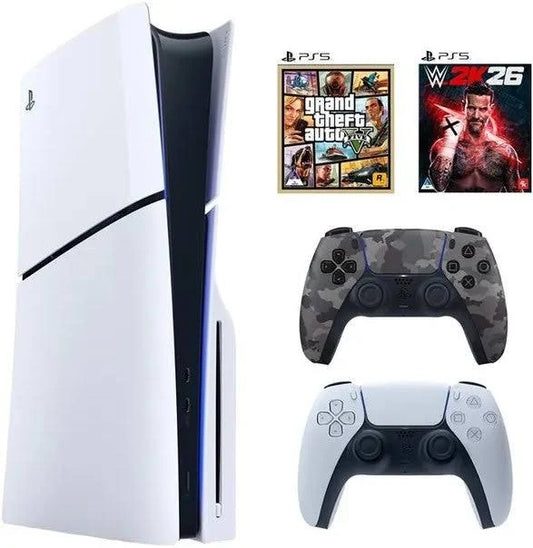 Sony PlayStation 5 1TB Disc Console Gaming Bundle – retail product