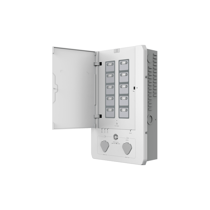 EcoFlow Smart Home Panel Combo for DELTA Pro with 8x 13A and 5x 16A relay modules for whole-home backup power and load shedding protection