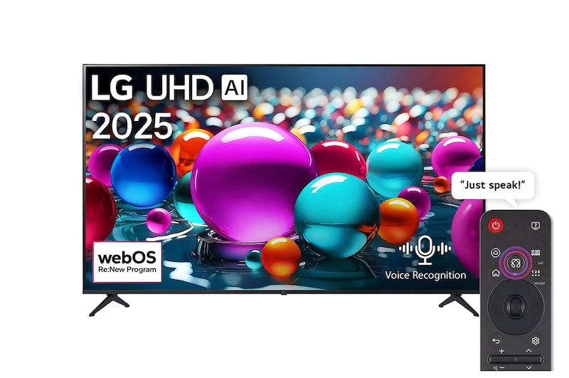 LG 86UA85006 86-inch LED smart TV - front view