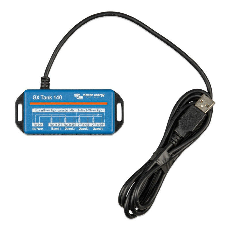 Victron GX Tank 140 tank level monitoring interface for Victron GX devices marine RV off-grid system