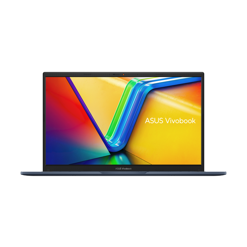 ASUS Vivobook X1504VA 15.6-inch FHD Laptop in blue with Intel Core i3-1315U, 16GB RAM, 512GB SSD, open view showing keyboard and screen