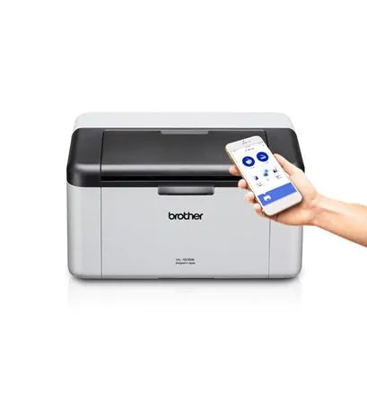 Brother HL-1210W single function black and white mono laser printer with WiFi for home office documents invoices and everyday printing