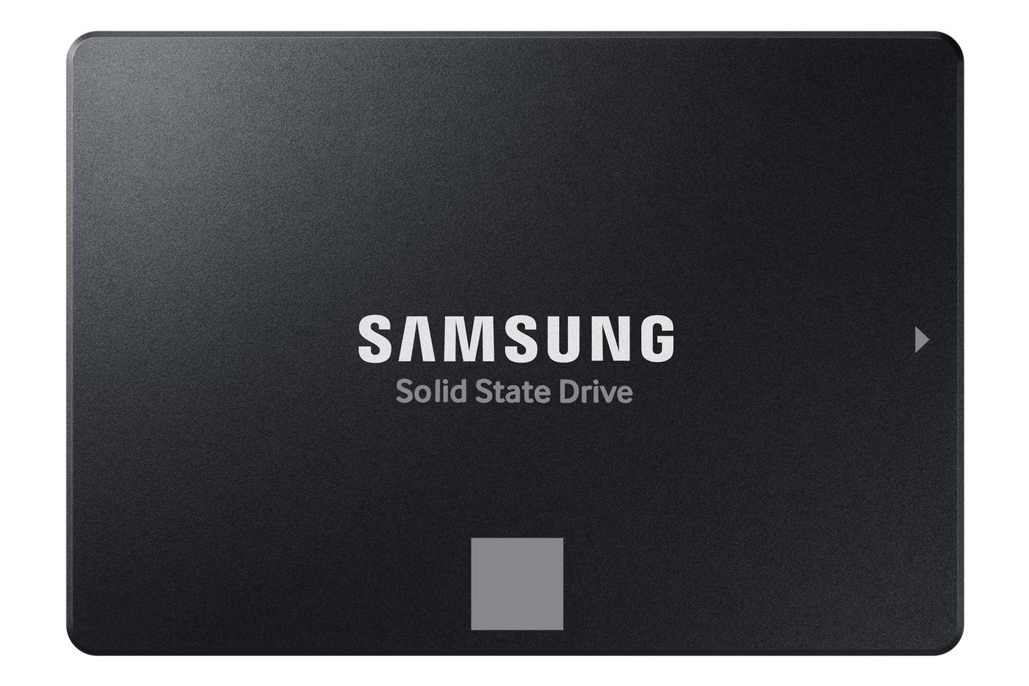 Samsung 870 EVO 1TB 2.5 inch SATA SSD front view showing compact design