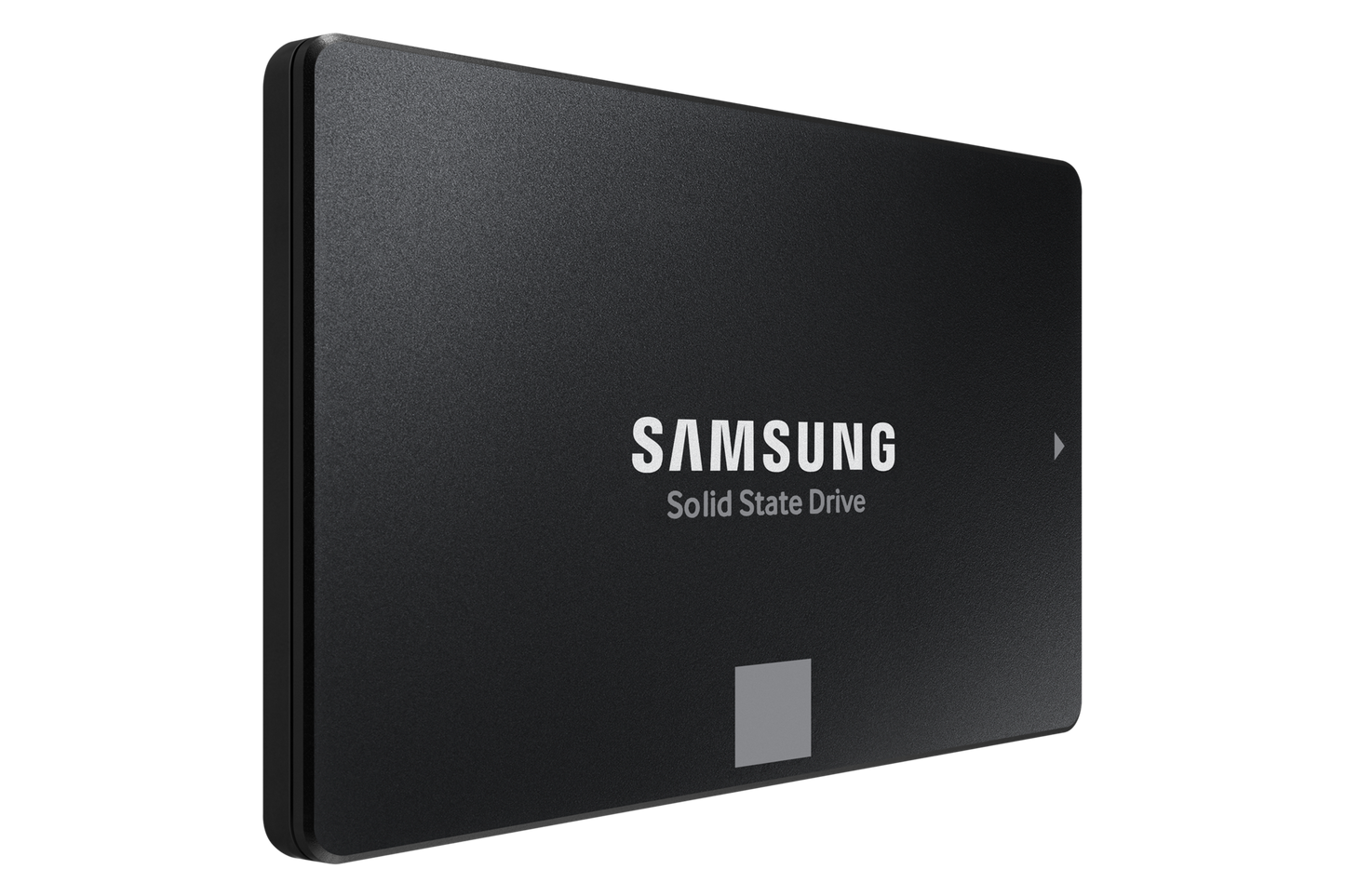 Samsung 870 EVO 2TB 2.5 inch SATA SSD front view showing compact design