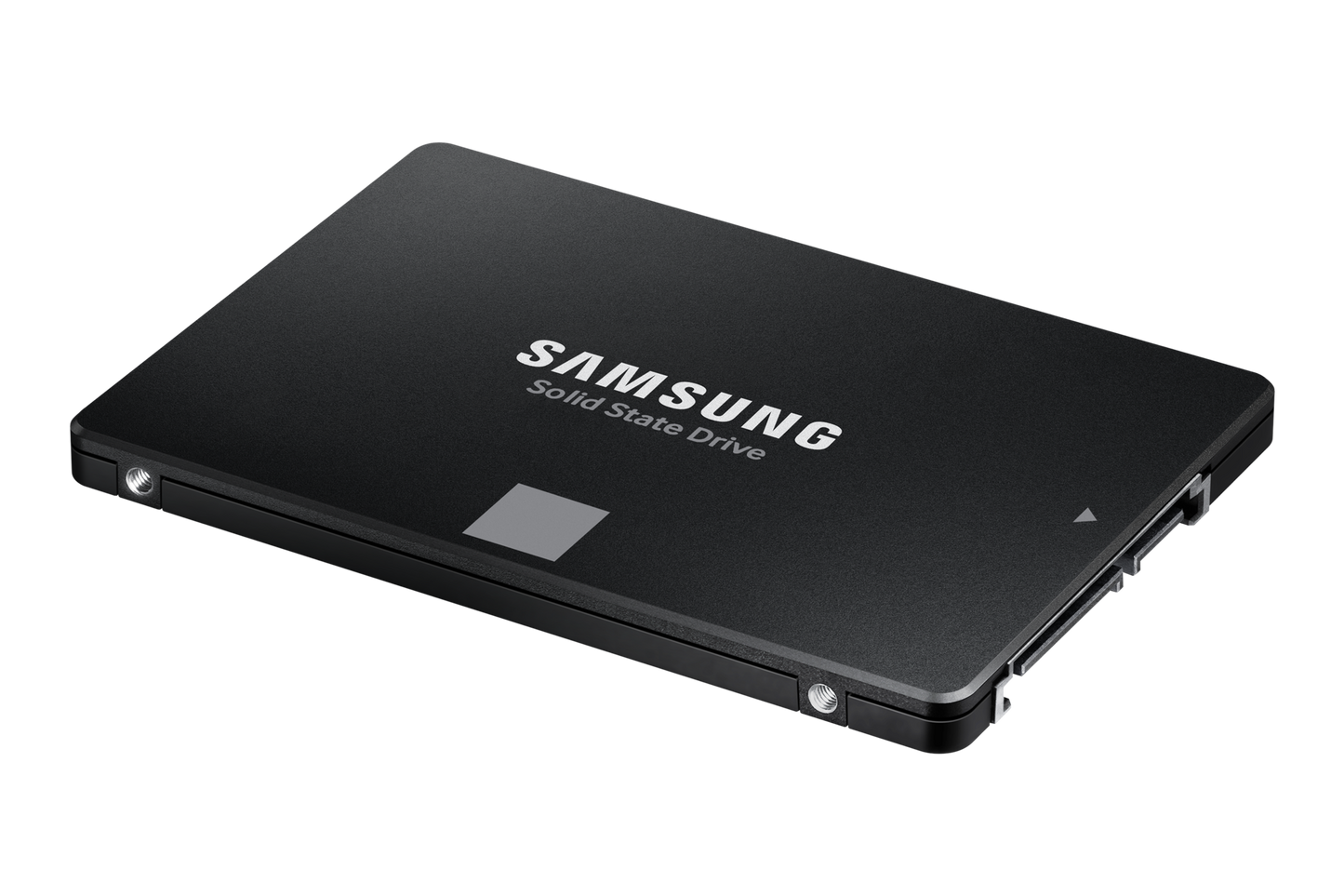 Samsung 870 EVO 2TB 2.5 inch SATA SSD front view showing compact design