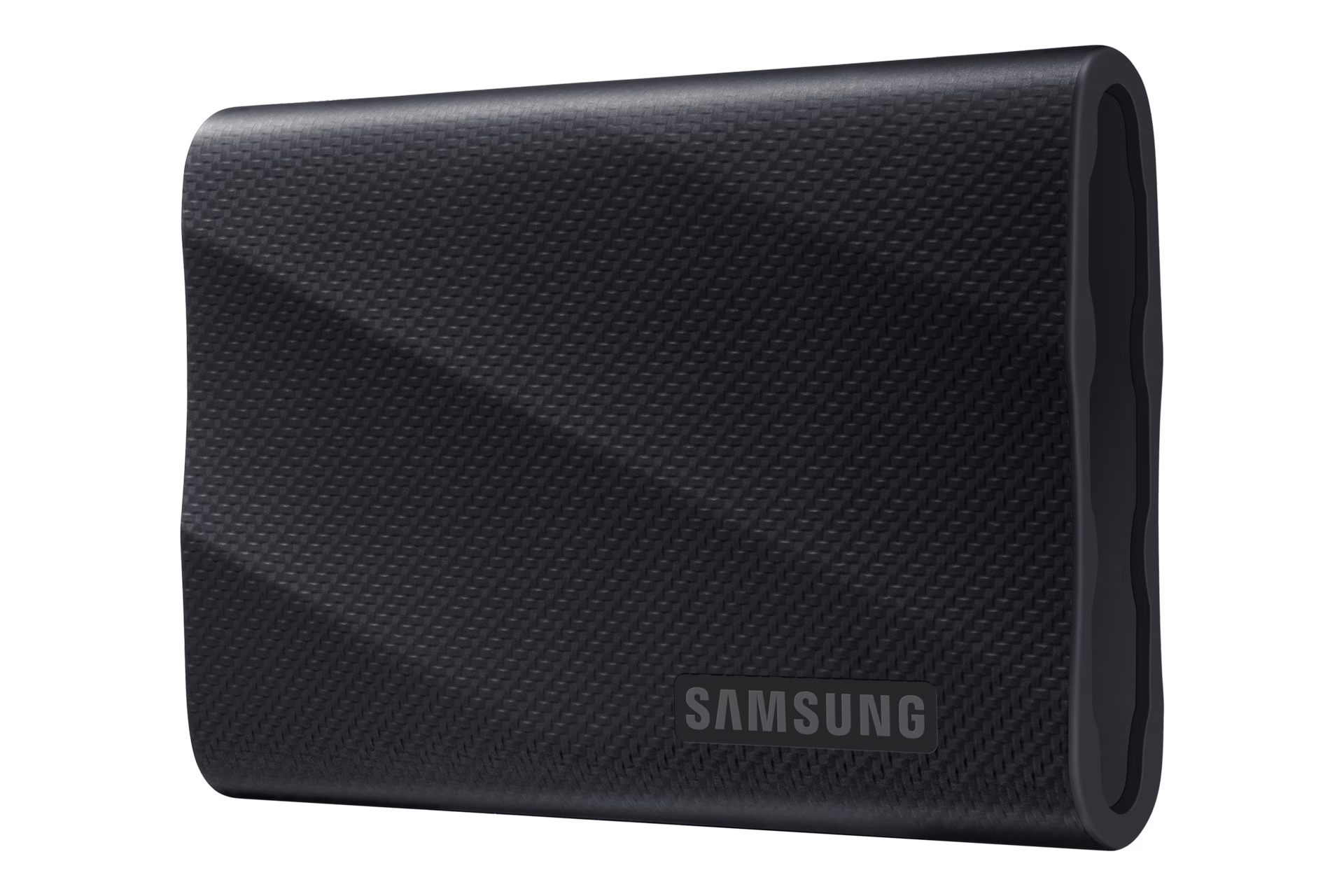 Samsung T9 Portable SSD 4TB front view showing compact design