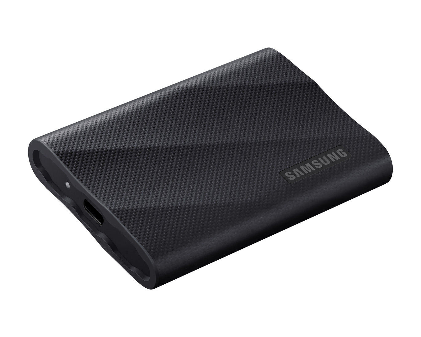 Samsung T9 Portable SSD 4TB front view showing compact design