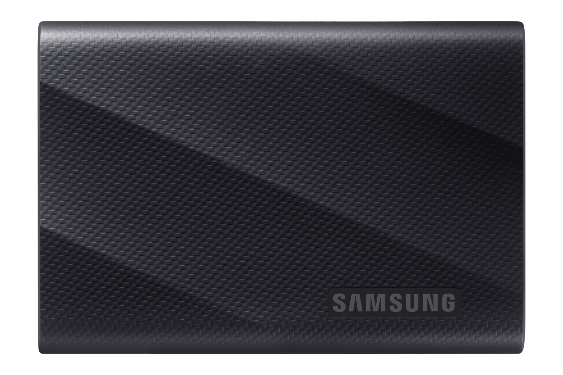 Samsung T9 Portable SSD 4TB front view showing compact design