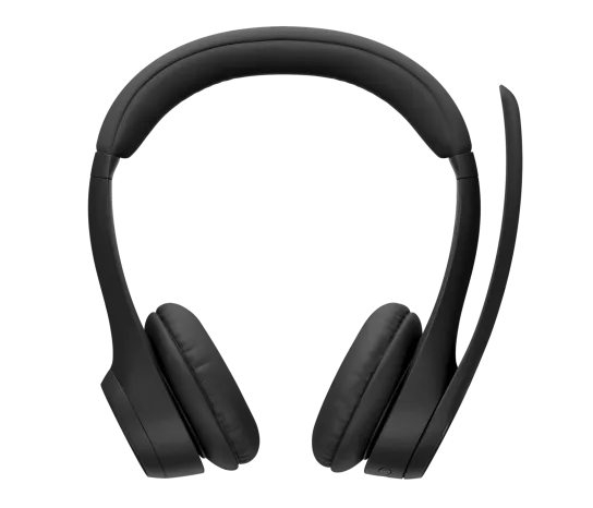 Logitech Zone 300 Headset in midnight black with over-ear cushions and noise-cancelling microphone