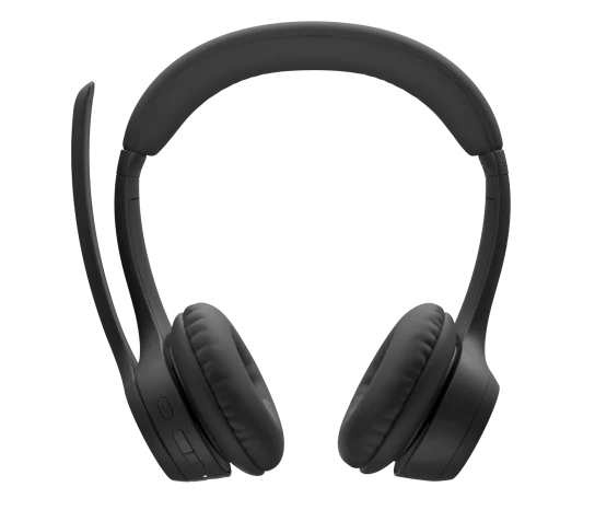 Logitech Zone 300 Headset in midnight black with over-ear cushions and noise-cancelling microphone